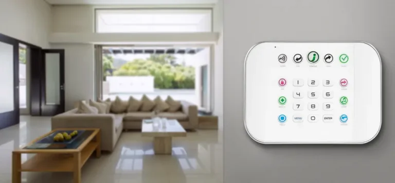 Clavier mural de sécurité Vista Security pour alarme maison avec pavé tactile rétroéclairé
